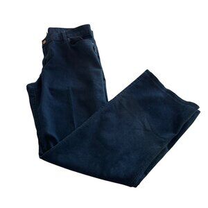 Agnes B Boot Leg Jeans Size 40 / 8 Dark Wash Denim Star Patch